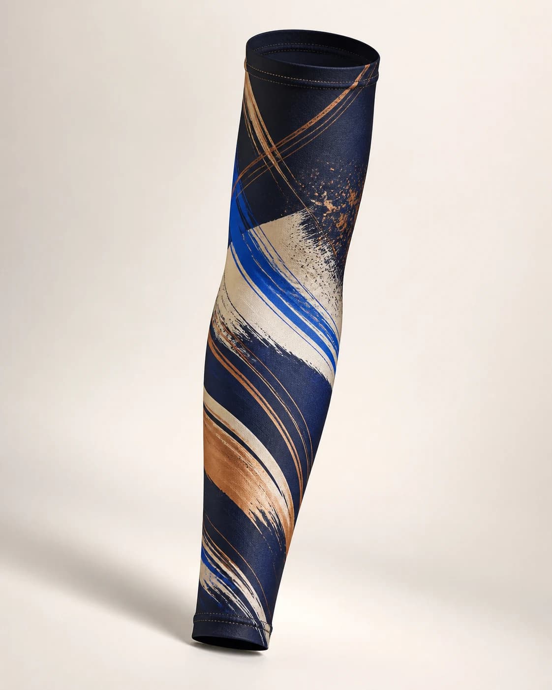 Custom all-over arm sleeve worn as coordinated multi-sport player apparel